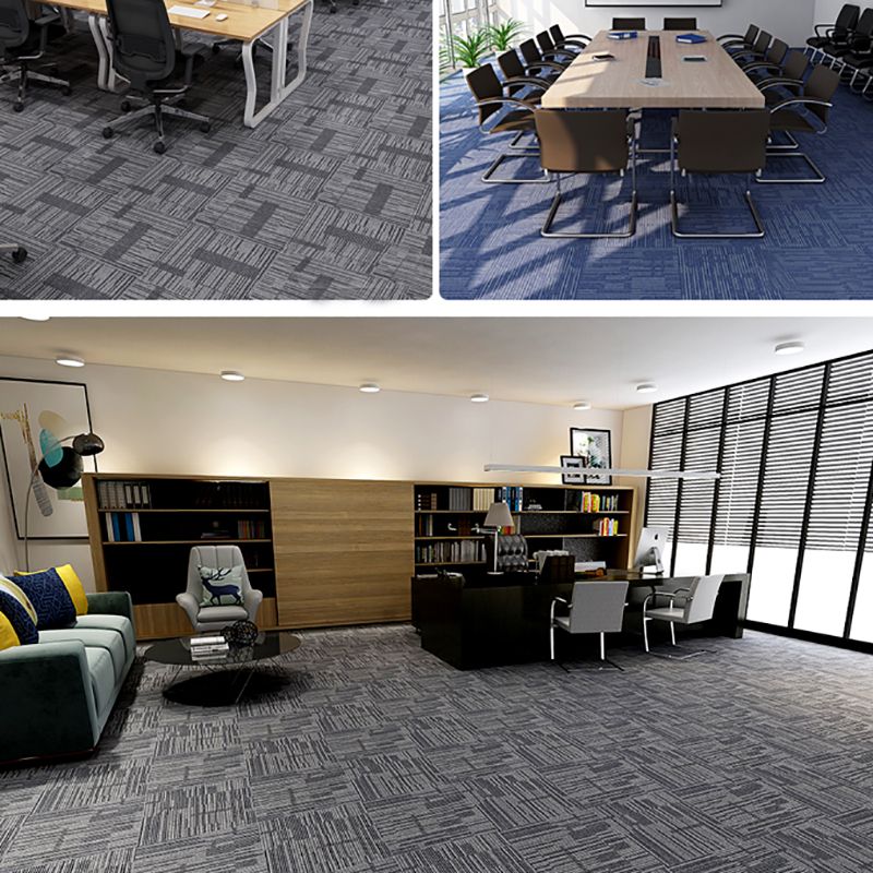 Indoor Non-Skid Carpet Tile - Glue Down Install Waterproof Carpet Tiles by Taavita