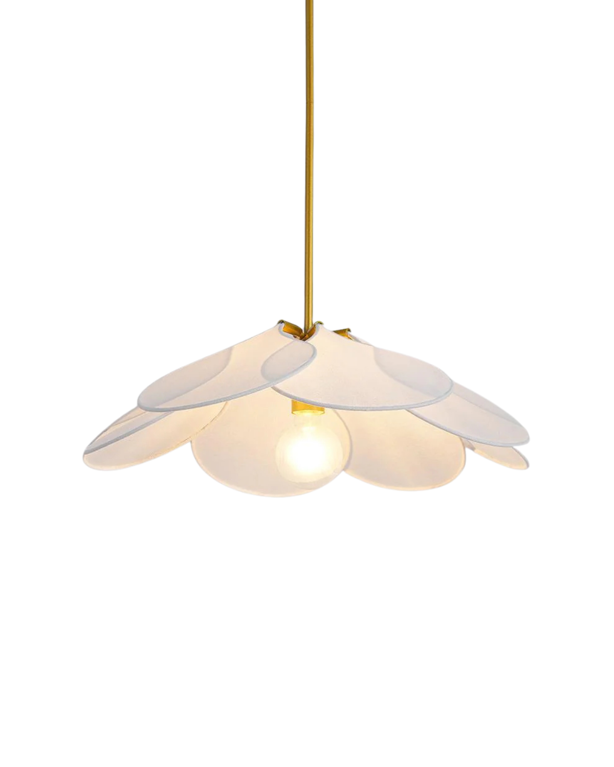 Floral Pendant Light with Soft Warm Glow