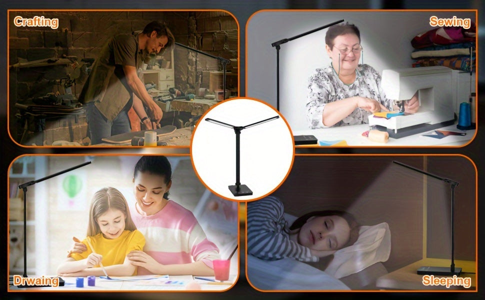Versatile LED Work Lamp – Touch-Activated Adjustable Light