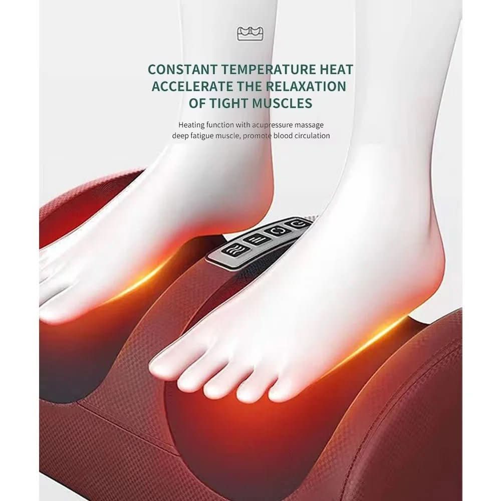 Relaxation Haven Foot Massager with Heat and 12 Massage Nodes