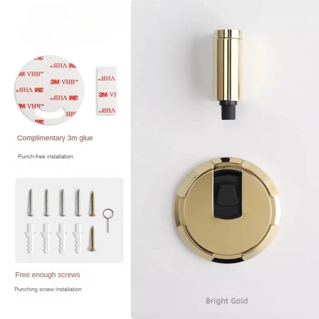 Sleek Magnetic Door Stopper for Easy Installation