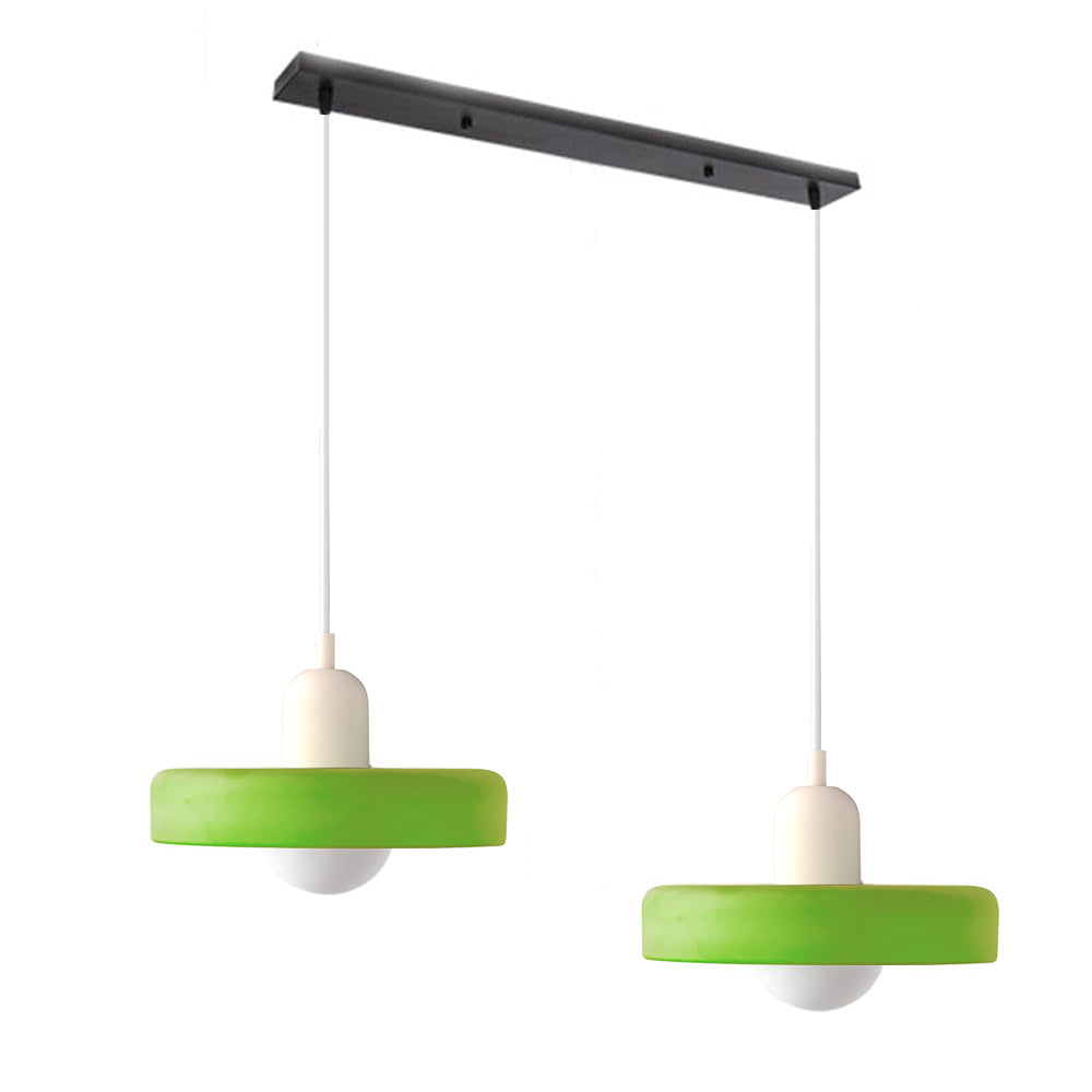 2 Heads Taavita Modern Glass Pendant Light - Elegant and Versatile Design
