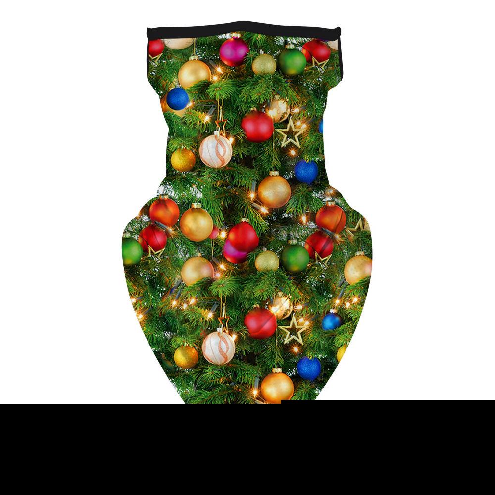 2 Pcs Funny Ugly Christmas Masks Neck Gaiters