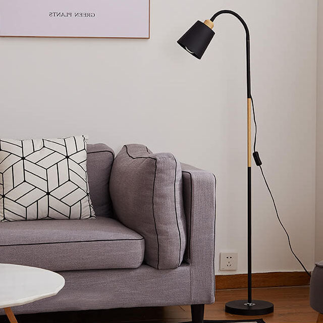 Modern, minimalist, 1-light floor lamp made of Taavita
