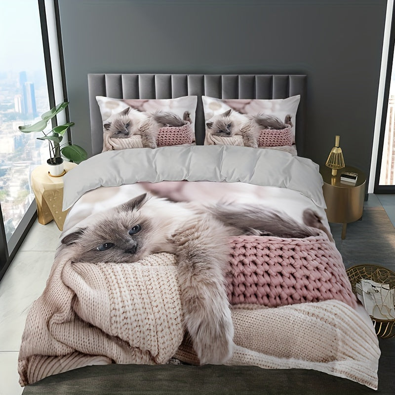 Bedding Set | 3-Piece | Breathable Comfort | Polyester