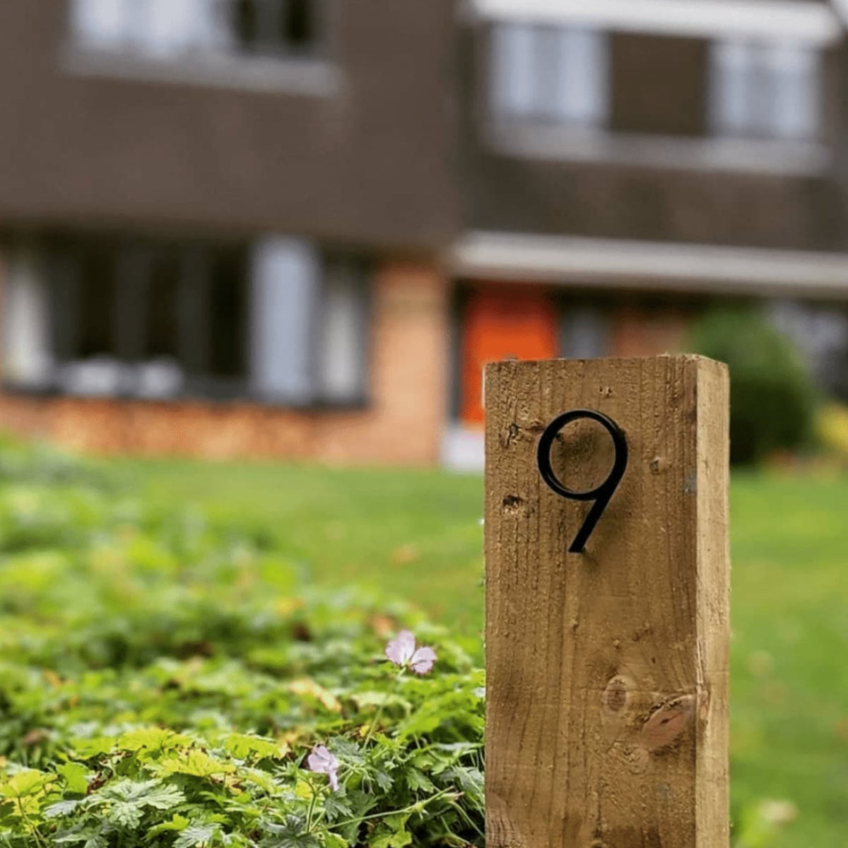 Meraki Address Numbers — Sleek Black Zinc Alloy House Numbers