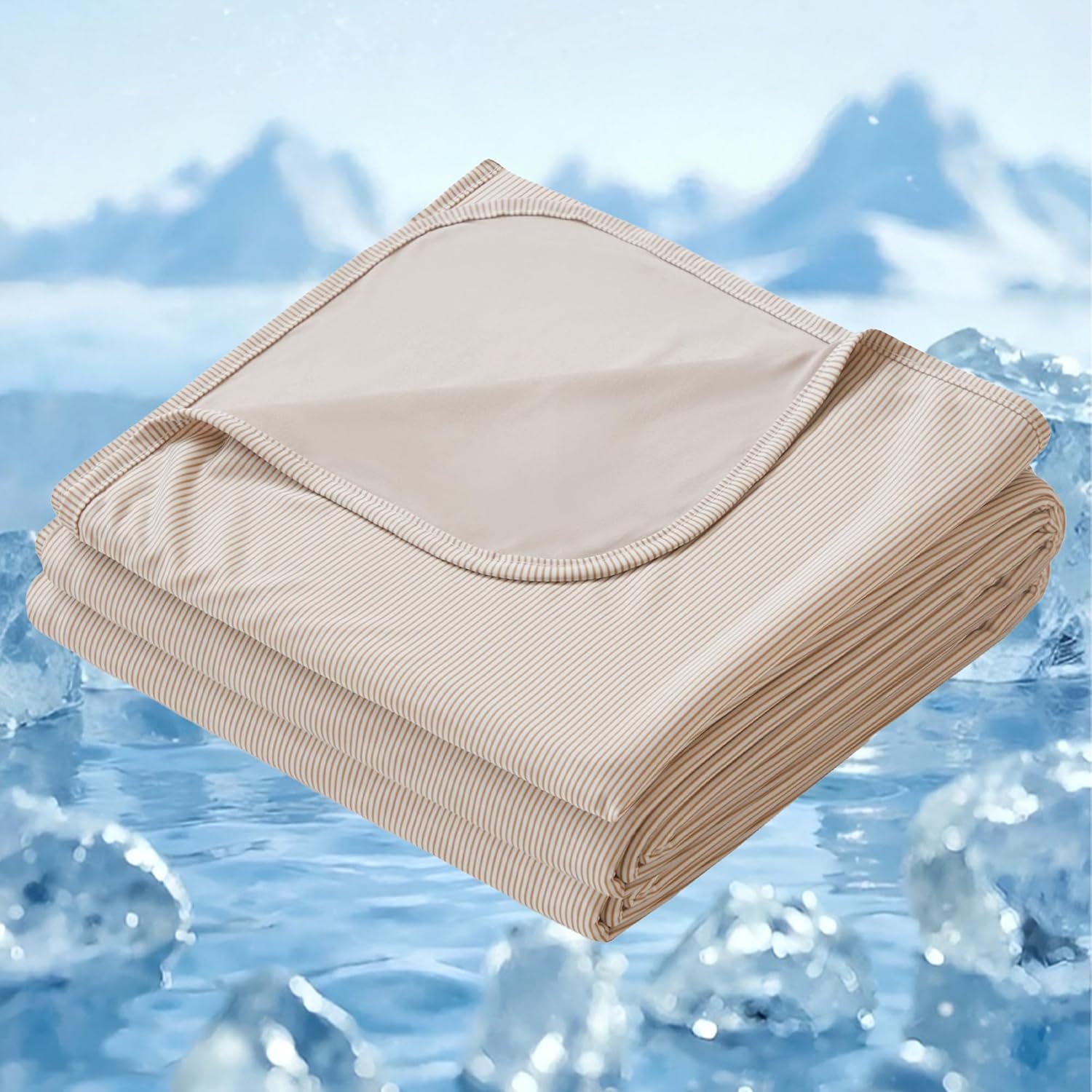Breathable Cooling Blanket for Hot Sleepers – Lightweight Summer Throw