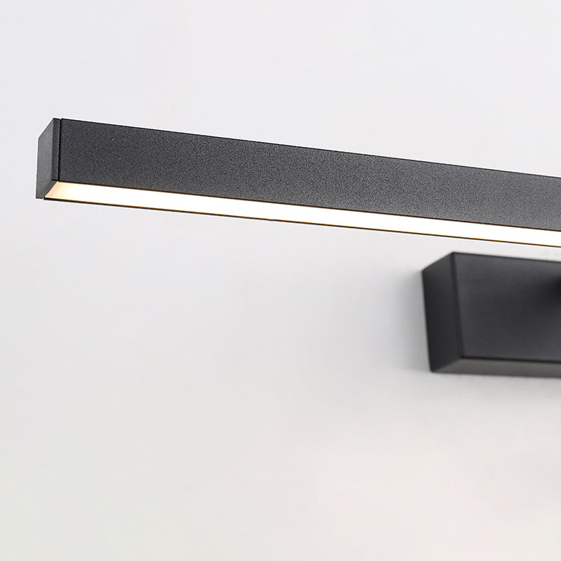Modern Minimalist Long Iron Aluminum PC LED Vanity Light Wall Lamp for Bathroom
