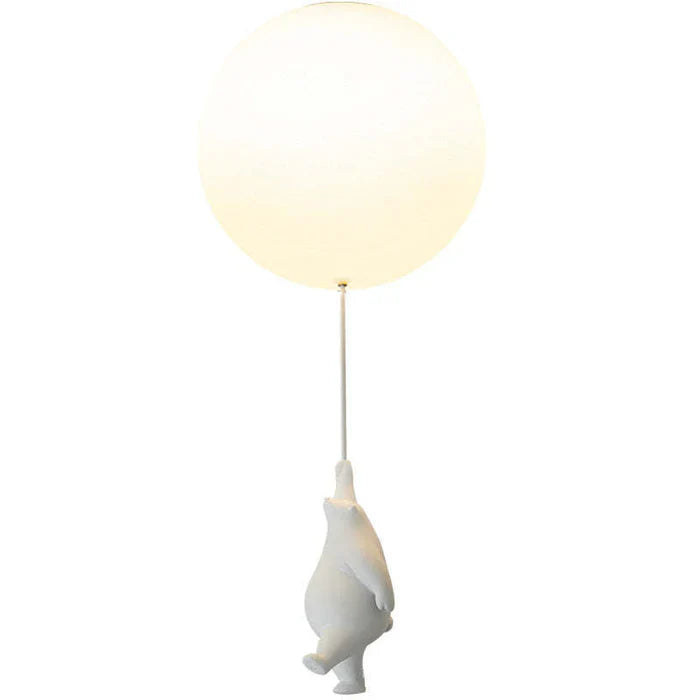 Pendant Lamp with Bear and Balloon Design – Soft Lighting for Any Space