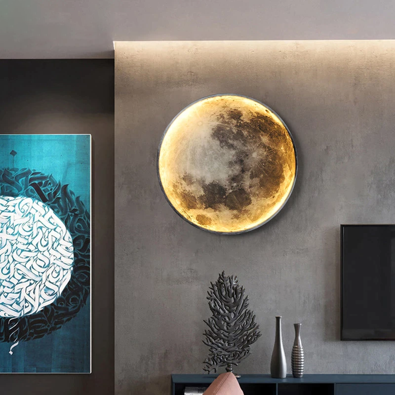 LED Moon Lamp | Realistic Lunar Surface Design | Adjustable Lighting with Mobile App | Ambient Home Decor