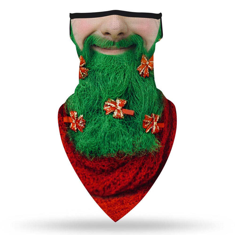 2 Pcs Funny Ugly Christmas Masks Neck Gaiters