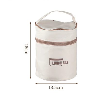 Nivaro — Insulated Stainless Steel Lunchbox with Leak-Proof Bag