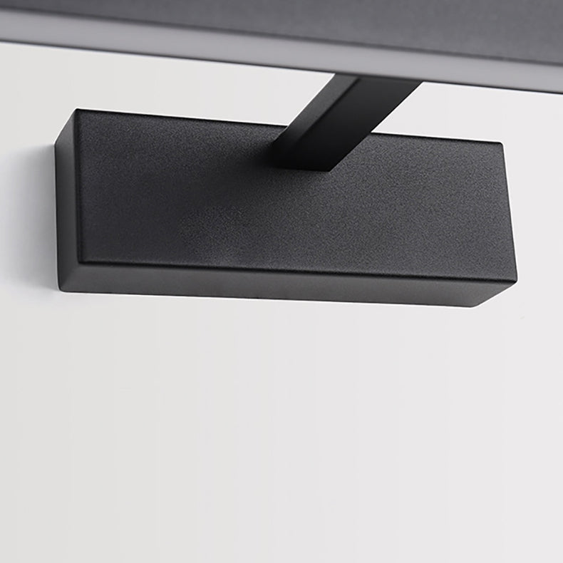 Modern Minimalist Long Iron Aluminum PC LED Vanity Light Wall Lamp for Bathroom