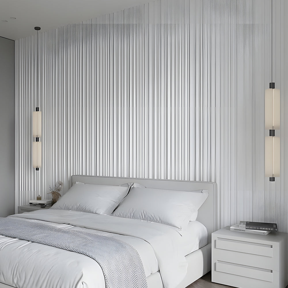 1/2/3 Heads Modern Acrylic Cylinder Pendant Lights: Hanging Lamp in Taavita