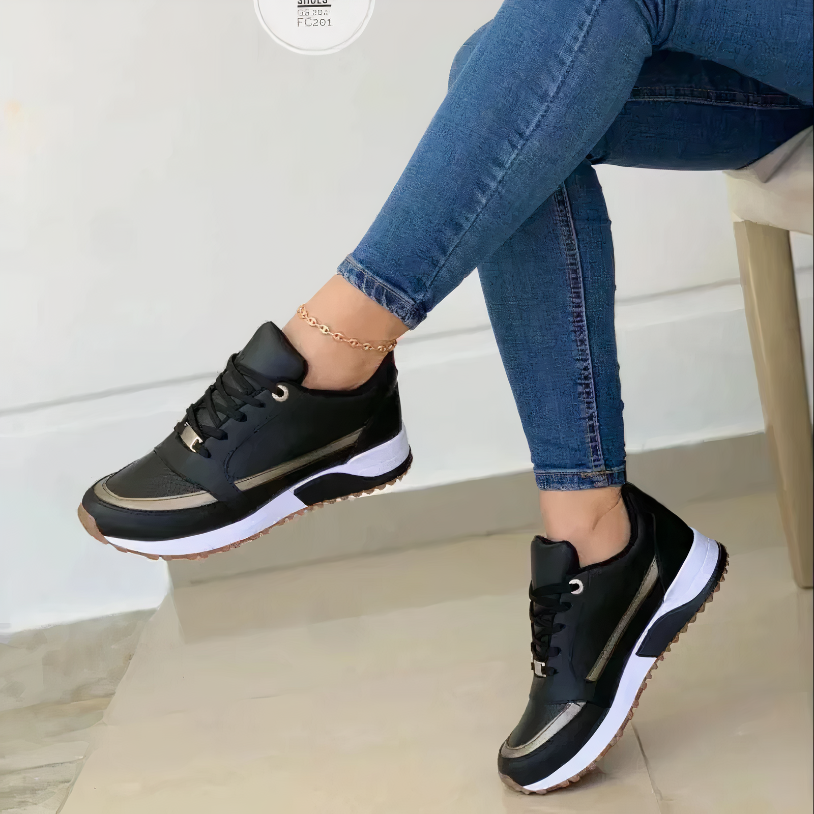 Orthopedic Sneakers | Breathable Soft Fabric | Elegant Flattering Fit | Casual Comfort