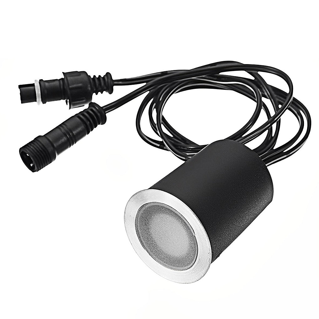 16 Pcs Outdoor Taavita Recessed Deck Stair Lights Garden Lights In-ground Step Lights