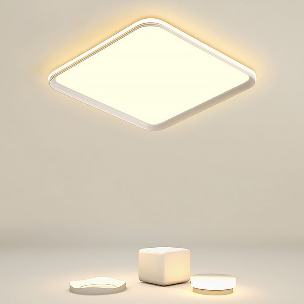16'' Square Modern Flush Mount Ceiling Lights with Remote - Dazuma