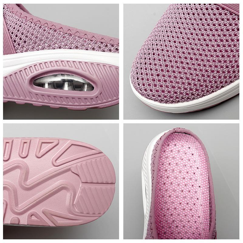 Orthopedic Slip-On Shoes | Air-Cushioned Sole & Breathable Knit Upper | Arch Support & Comfortable Fit