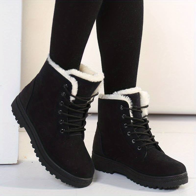 Women’s Winter Boots | Faux Fur Lining & Non-Slip Sole | Suede & Wool Upper | Memory Foam Comfort