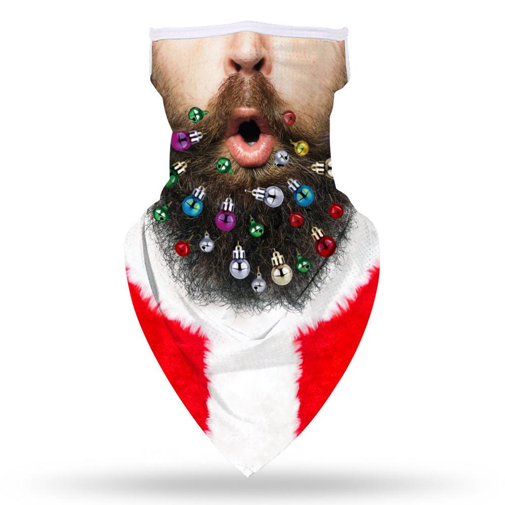 2 Pcs Funny Ugly Christmas Masks Neck Gaiters
