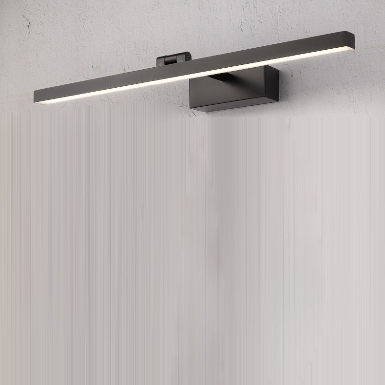 Modern Minimalist Long Iron Aluminum PC LED Vanity Light Wall Lamp for Bathroom