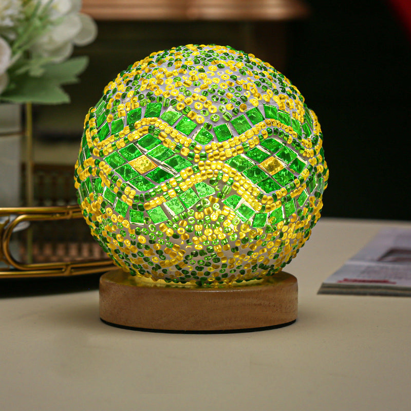 ChromaGlow Mosaic LED Table Lamp for Inviting Ambiance