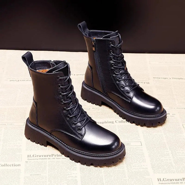 Women’s Winter Boots | Synthetic Leather & Memory Foam Sole | Non-Slip Traction | Warm & Stylish Design