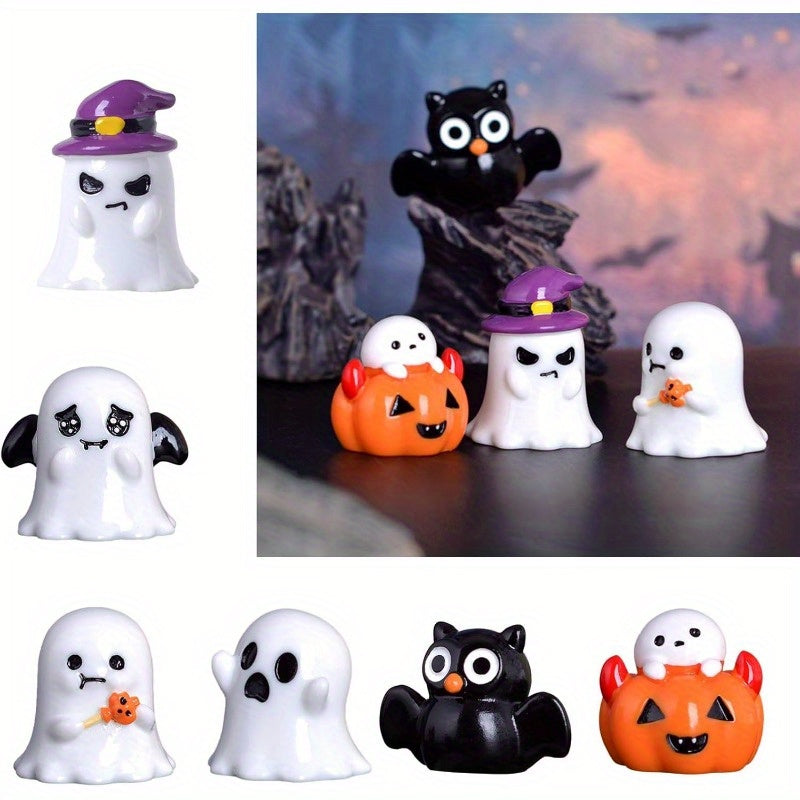 Halloween Resin Figurine Decoration for Spooky Desk or Shelf Display