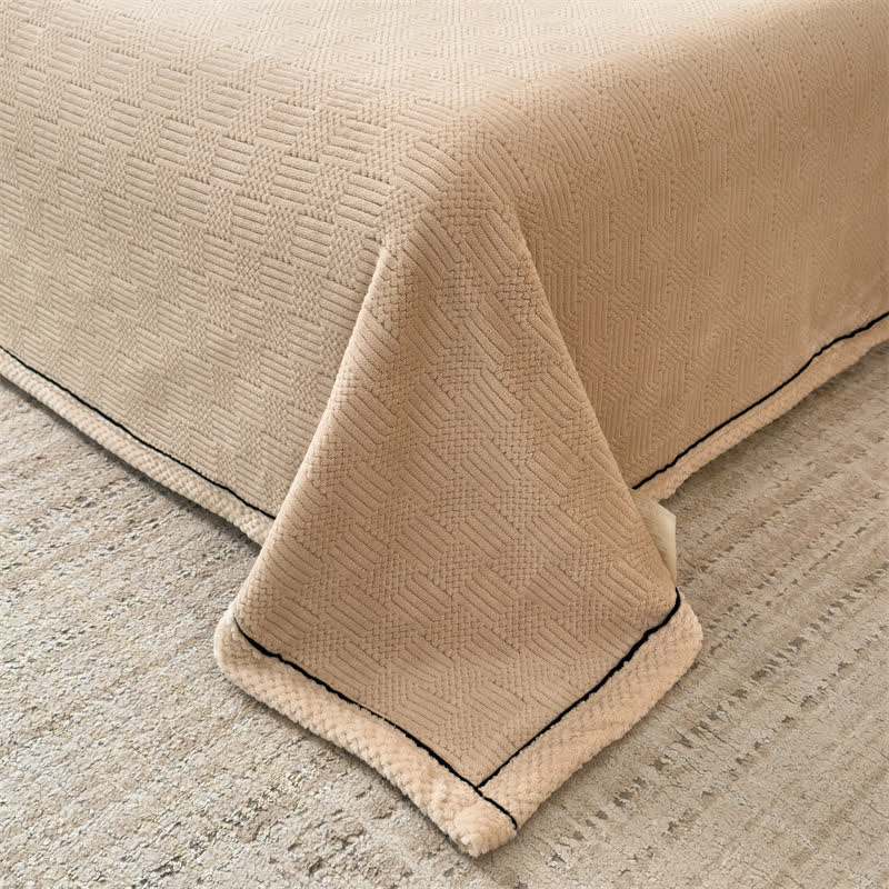 Taavita Fluffy Reversible Fleece Warm Blanket