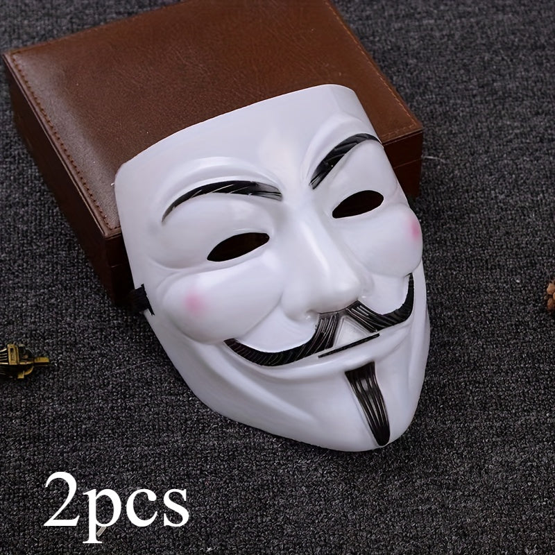 Adult Grimace Reaper Halloween Masks 2-Pack Lightweight Plastic