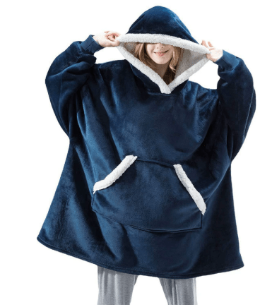 SnugWear Fleece Hoodie Blanket for Ultimate Warmth