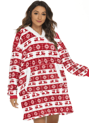 SnugWear Fleece Hoodie Blanket for Ultimate Warmth