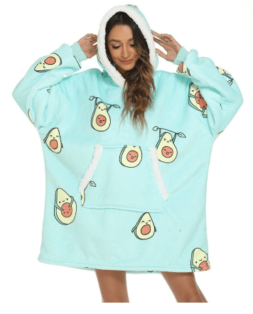 SnugWear Fleece Hoodie Blanket for Ultimate Warmth