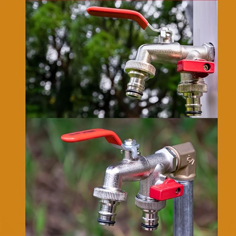 Stainless Steel Double Outlet Faucet