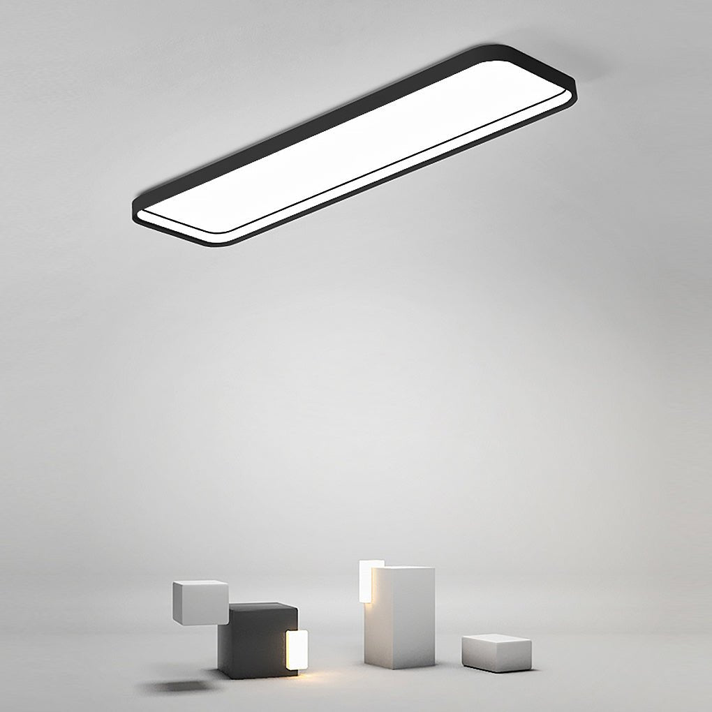 18'' Rectangular LED Modern Flush Mount Lighting with Remote Control - Dazuma