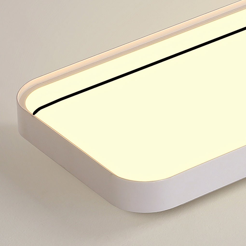 18'' Modern Rectangular Taavita Flush Mount Lighting with Remote Control