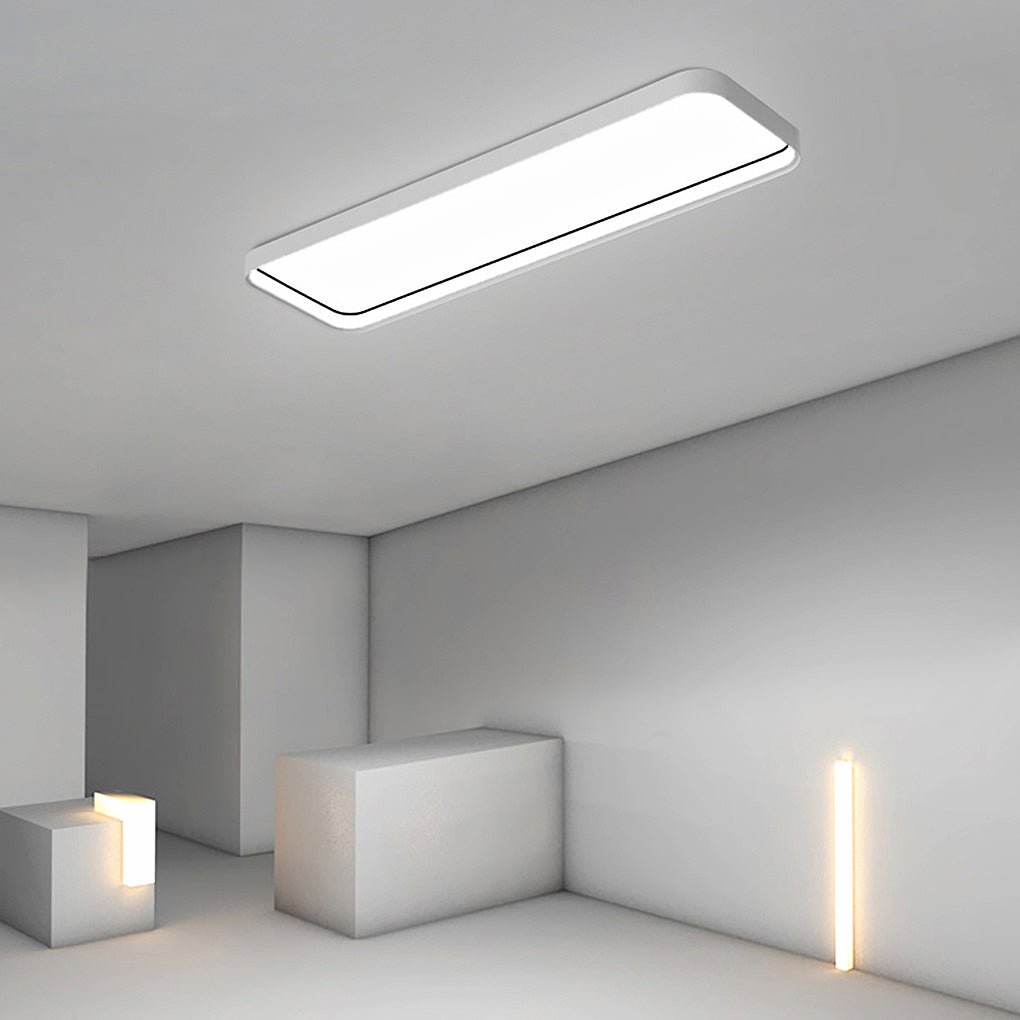 18'' Modern Rectangular Taavita Flush Mount Lighting with Remote Control