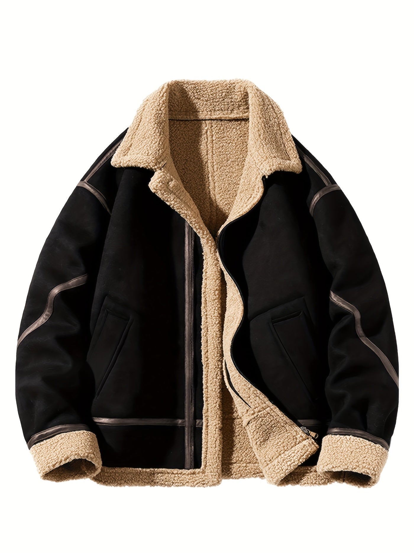 Men's Fleece Jacket | Soft Insulated | Warmth for Cold Weather | Polyester