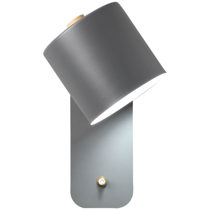 Taavita Macaron Cylinder Shape, Rotatable 1-Light Wall Lamp for Living Room and Bedroom