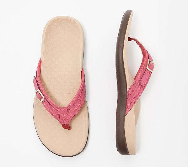 Orthopedic Flip-Flops | Contoured Foam Footbed | Rubber Sole & Breathable Strap | Comfortable Fit