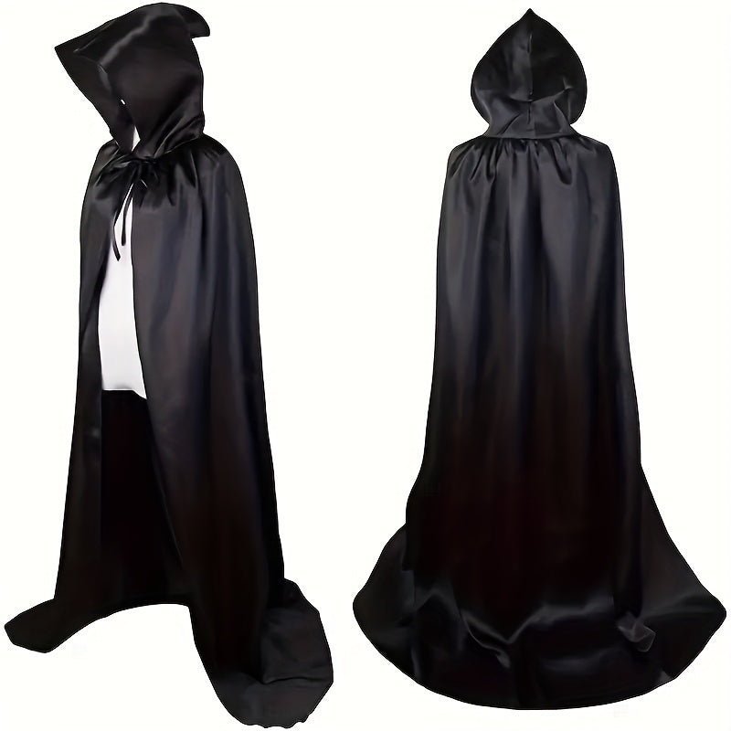 Unisex Halloween Hooded Costume Cloak Lightweight for Parties