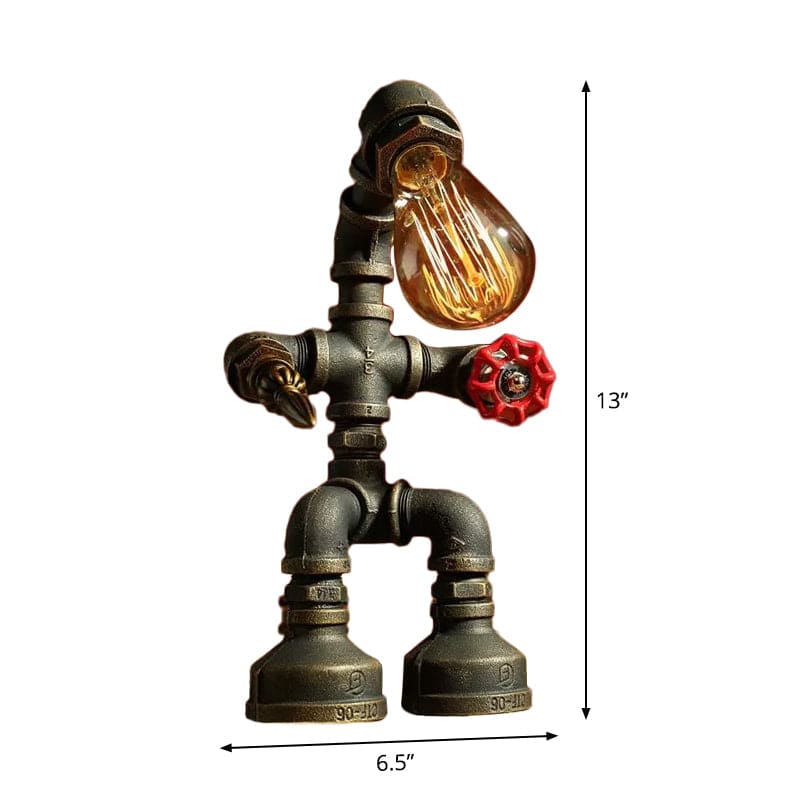 NeonGlow Futuristic Robot Table Lamp for Modern Spaces