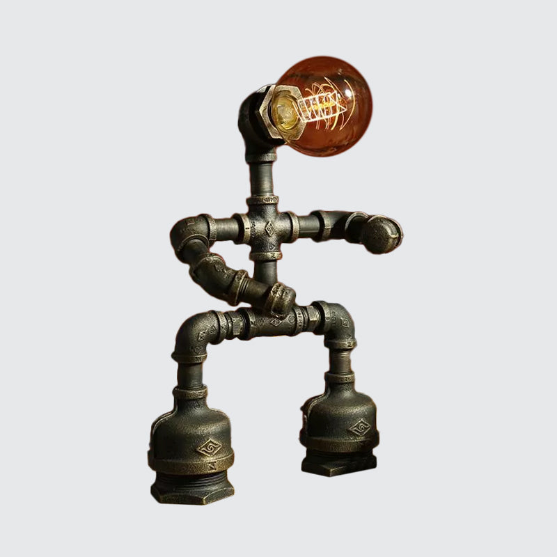 NeonGlow Futuristic Robot Table Lamp for Modern Spaces