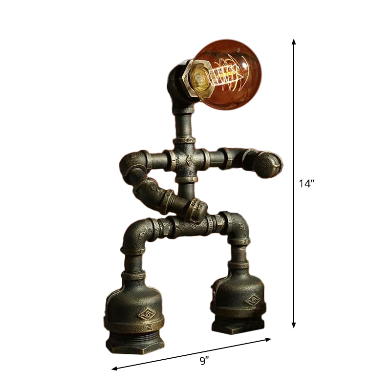 NeonGlow Futuristic Robot Table Lamp for Modern Spaces