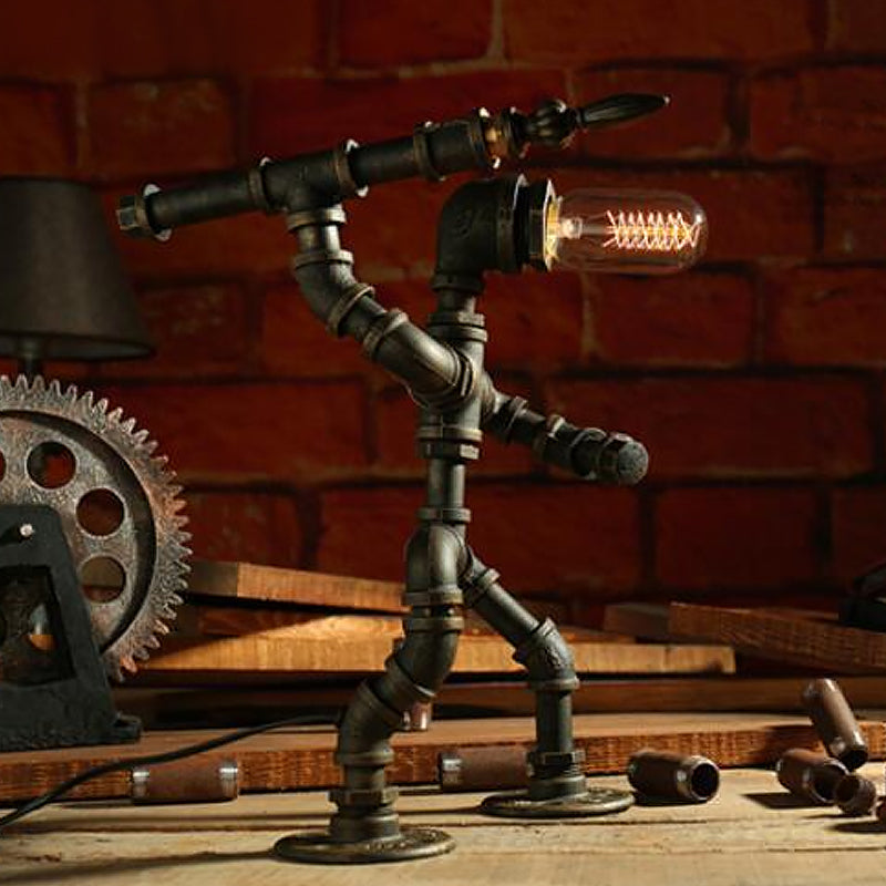 NeonGlow Futuristic Robot Table Lamp for Modern Spaces