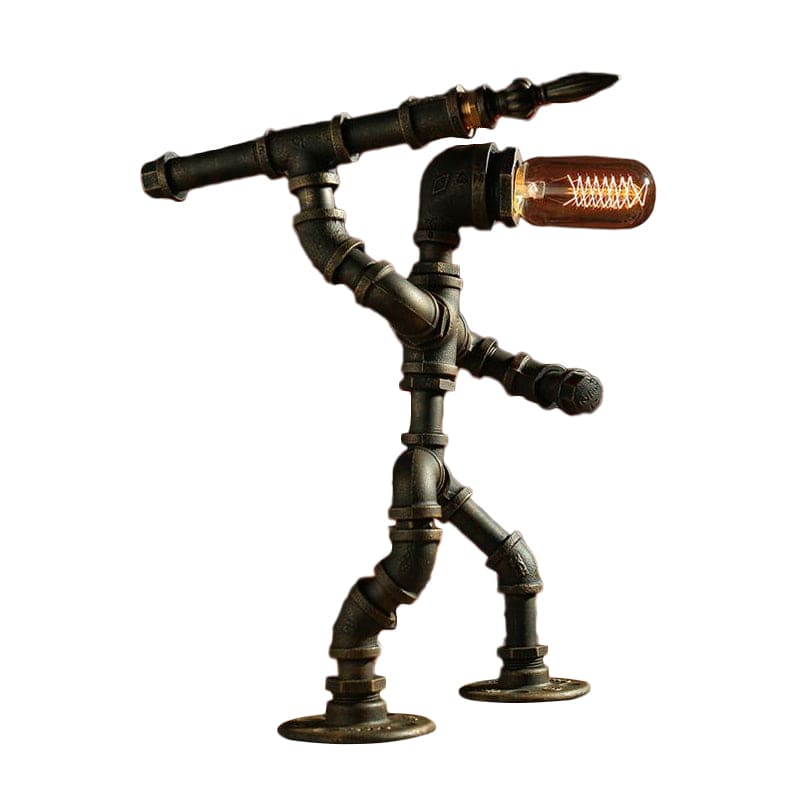 NeonGlow Futuristic Robot Table Lamp for Modern Spaces
