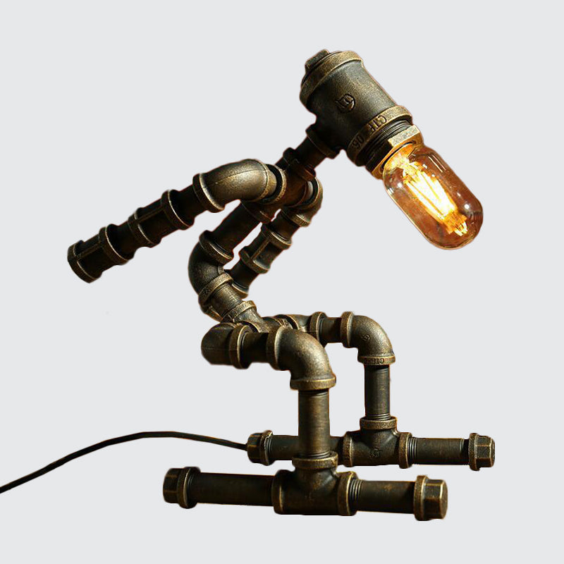 NeonGlow Futuristic Robot Table Lamp for Modern Spaces