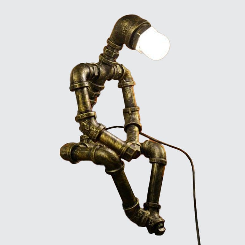 NeonGlow Futuristic Robot Table Lamp for Modern Spaces