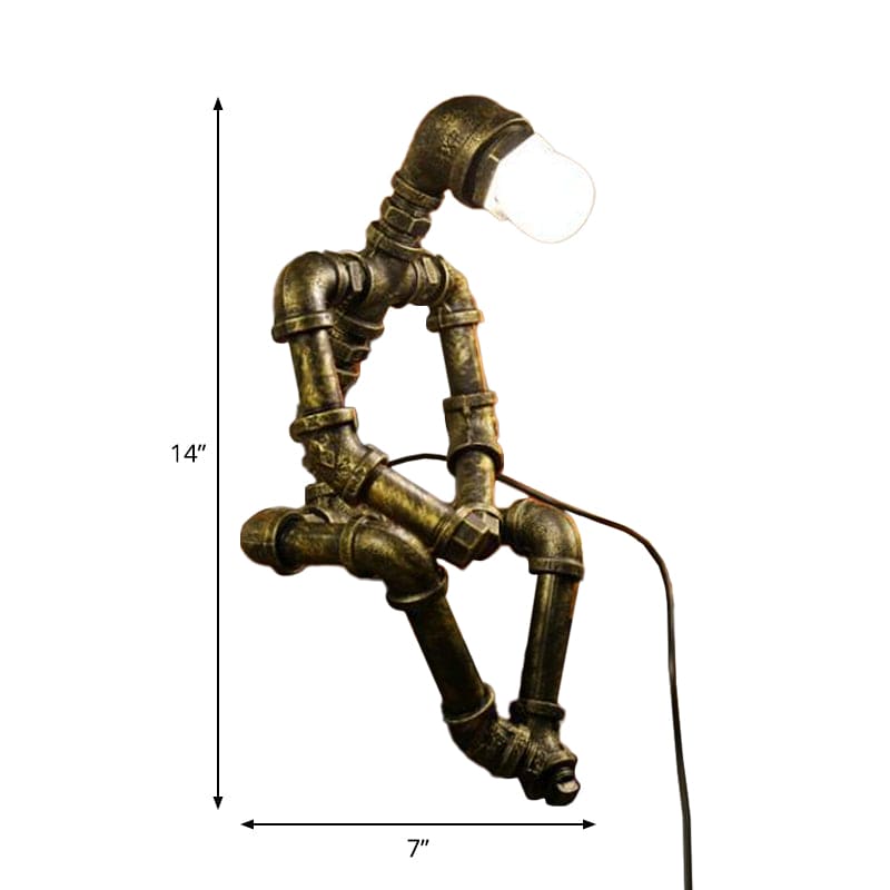 NeonGlow Futuristic Robot Table Lamp for Modern Spaces