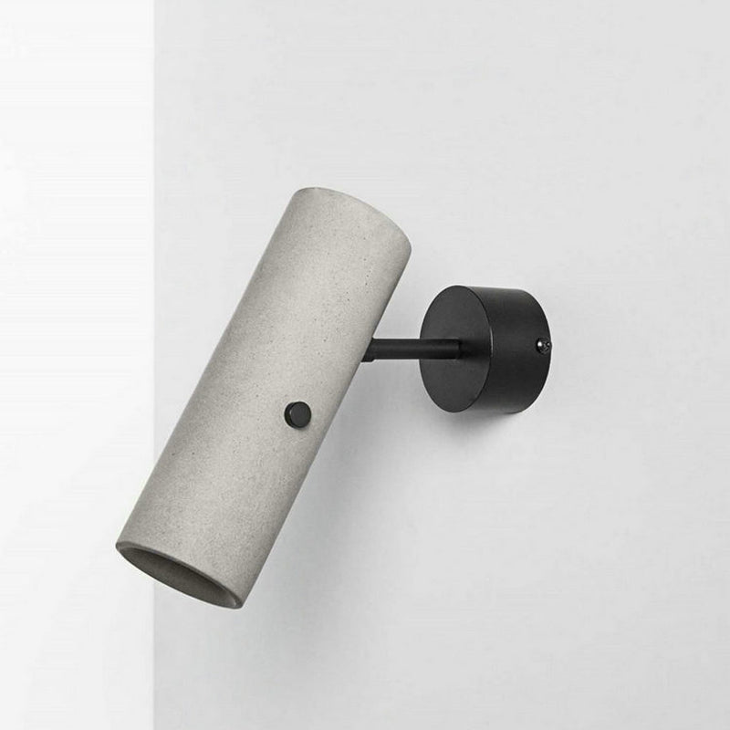 Taavita Clothing Store Wall Spotlight LED Wall Light in Grey with Swivel Joint - Cement Minimalist Design